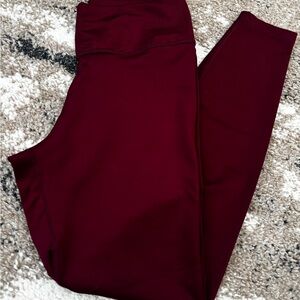 Nike Maroon Dri-FIT Leggings